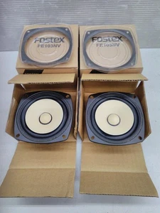 FOSTEX FE103NV Full-Range Unit Pair Excellent Condition JP - Picture 1 of 7