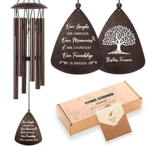Geschenke für beste Freundin Frauen Männer, 32" Bronze Windspiel Freundschaftsgeschenke, Bes... - Bild 1 von 6