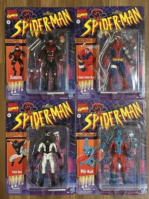 Легенды Marvel ретро карта Сорвиголова, Вебмен, отрицательная зона и киборг Человек-паук - Изображение 1 из 2