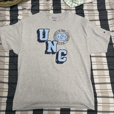 University of North Carolina Tar Heels UNC Grey Shirt XL Champion NCAA - Image 1 of 4