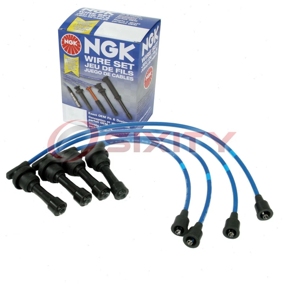 Juego de cables de bujía NGK de 1 pieza para Mitsubishi Eclipse 1995-1999 2,0 L L L4 - qr Foto 1 de 4
