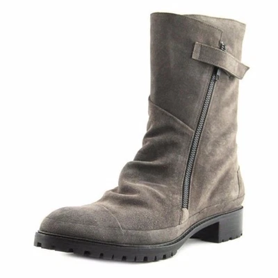 NWOT Coclico Mid-Calf Tin Lug Sole Boots size 37 1/2 Leather gray - Image 1 of 4