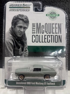 Ford Mustang GT 1968 colección Greenlight Steve McQueen Fastback sin restaurar Foto 1 de 2