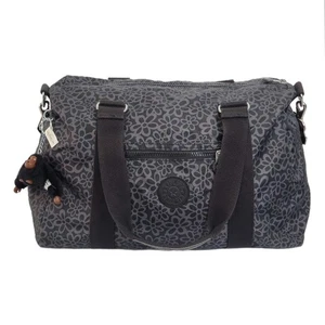 Kipling Floral Weekender Duffle Bag Grau Schwarz - Bild 1 von 11