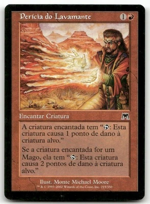 Lavamancer's Skill Onslaught MTG Portuguese Lightly Played - Image 1 of 2
