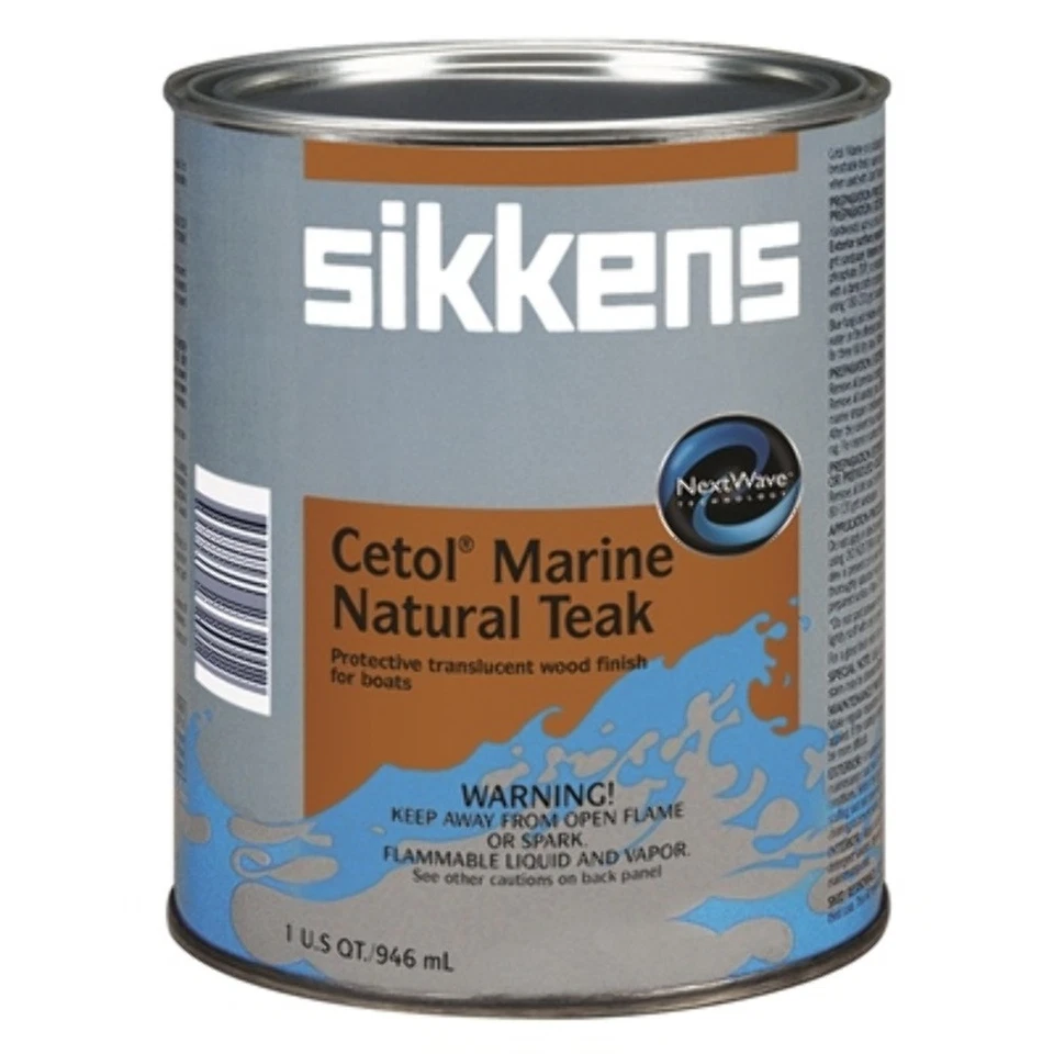 Cuarto de galón de teca natural marino Interlux Cetol IVA316/QT barniz de pintura para madera para barco Foto 1 de 4