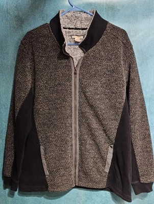 Carbon 2 Cobalt Men's XL Lined Full Zip Sweater Jacket - Image 1 of 4