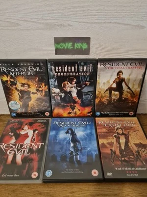 Resident Evil: The Complete Collection 1-6 (DVD, 2017) [Region 2] [UK] Cert 15 - Image 1 of 4