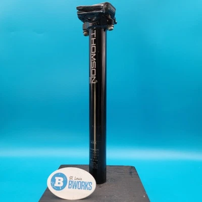 Tija de sillín de aleación Thomson Elite 27,2 x 250 mm negra 0 retroceso 183 g k10 Foto 1 de 4