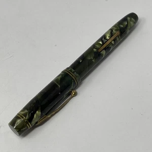 Parker parkette deluxe Green marble With nib As Is - Picture 1 of 10