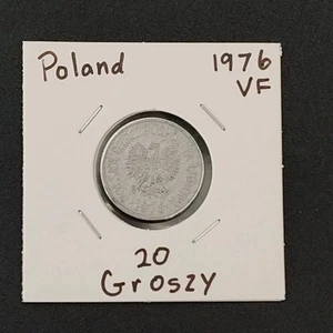 โ
๐ฒ๐จ๐ช1976 POLAND 20 GROSZY Coin Y-A47 10 A RZECZPOSPOLITA POLSKA VF ๐SEE๐๐ธ - Picture 1 of 15
