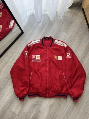 Vintage 2004 Ferrari Michael Schumacher Racing Jacket F1 Rare Marlboro XXL Rare - Image 1 of 4