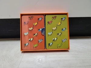 HERMES Spielkarten Trump 2 Decks Pferd Frankreich Neu mit Mängeln - Bild 1 von 3