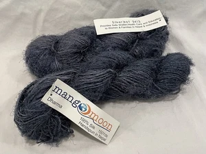 Mango Moon Garn Dharma 100 % Seide handgesponnen Col 9414 Thymian 150 Yard Preis pro Stück - Bild 1 von 2