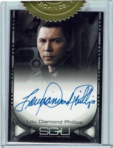 Stargate Universe Season 1 Autograph Card Lou Diamond Phillips as David Telford - Picture 1 of 2