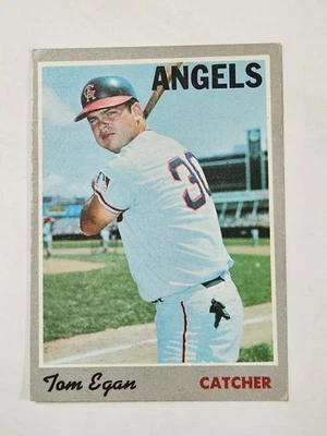 1970 Topps Tom Egan 4 California Angels EXCELLENT Card is scanned - Image 1 of 2