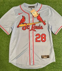 St Louis Cardinals Nolan Arenado #28 White Baseball Jersey Men's Medium Nike NWT - Picture 1 of 8