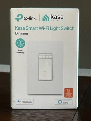 NEW AND SEALED!   TP-LINK Kasa Smart Wi-Fi Light Switch With Dimmer HS220 - Image 1 of 4