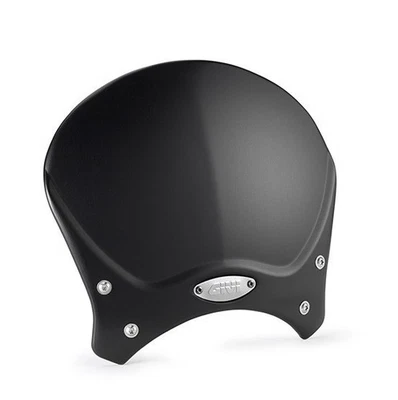Parabrisas "Café Race" Moto Universal Aluminio Satén Negro GIVI 100alb - Imagen 1 de 3