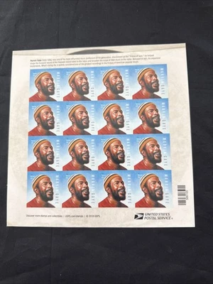 US SCOTT 5371 MARVIN GAYE MUSIC ICON 2019 FOREVER SHEET of 16 STAMPS NH - Image 1 of 2