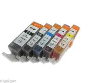 CANON CLI521 C/M/Y/B + PGI520 BLACK COMPATIBLE FOR PIXMA MX860 MX870 MP540 - Picture 1 of 1