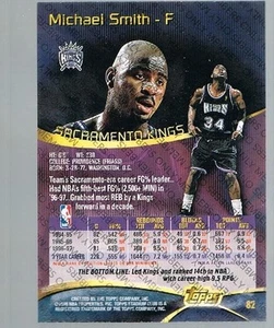 1997/98 Topps Stadium Club Members Only Michael Smith #82 Kings - Picture 1 of 1