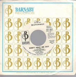 Matchbox: Don't Shut Me Out - Mono & Stereo, 7 in Record - Picture 1 of 4