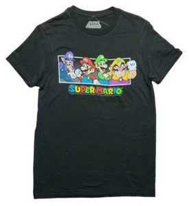 Super Mario #11350 NEW Men's Mario Luigi Wario Waluigi 100% Cotton T-Shirt - Picture 1 of 1