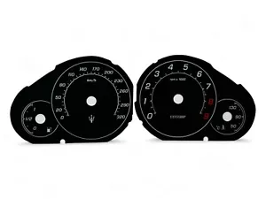 Maserati GranTurismo MC Stradale speedometer dial 320km/h - Picture 1 of 4