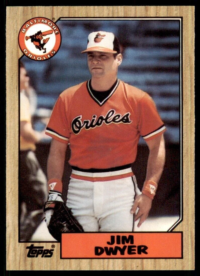 1987 Topps Tiffany Jim Dwyer Baseball Cards #246 - Image 1 of 2