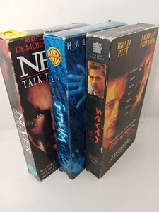 Lot Of 3 VHS Movies Thriller Suspense, SEVEN, Never Talk To Strangers & GOTHIKA - Picture 1 of 7
