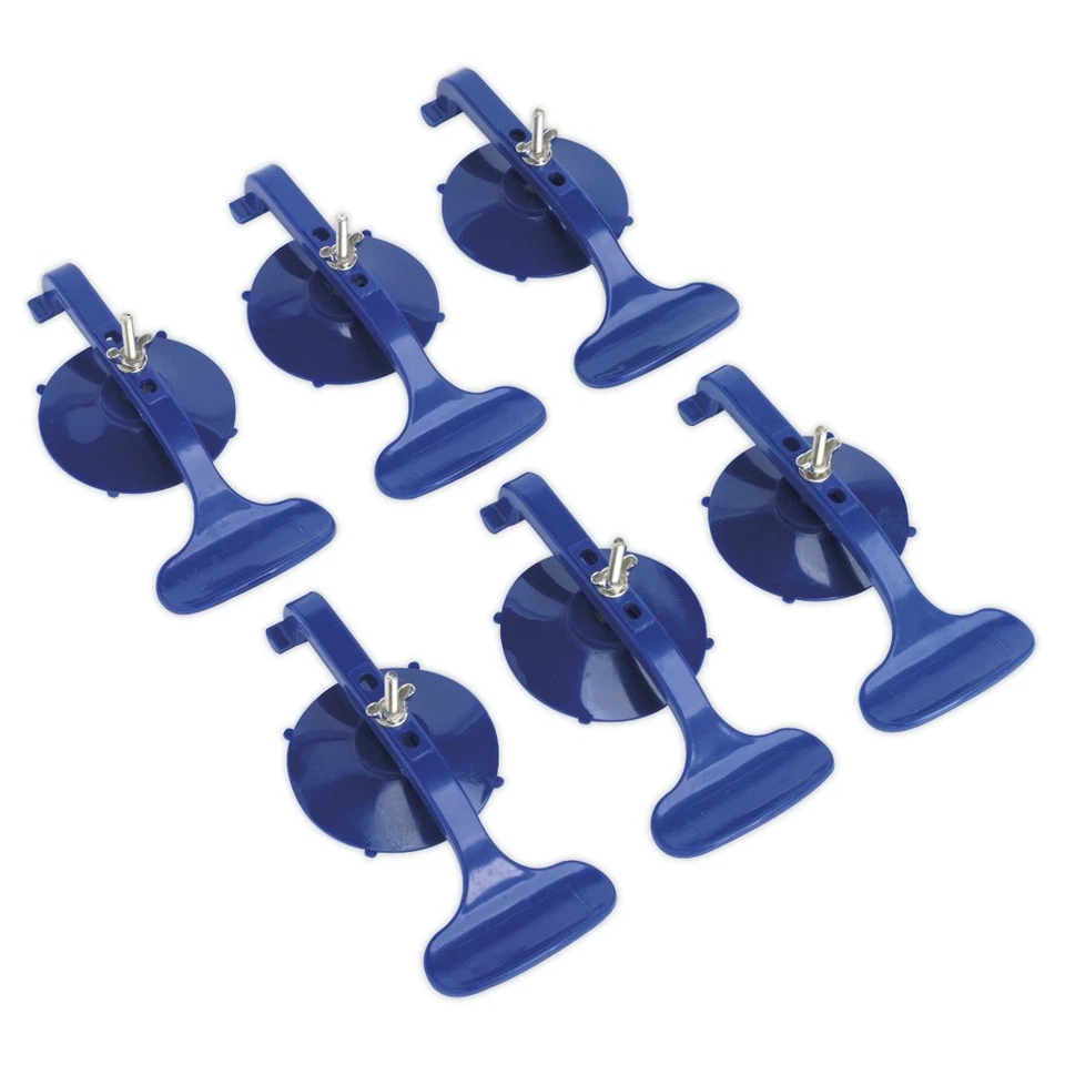 Sealey RE006 Suction Clamp Set 6pc - Image 1 of 3