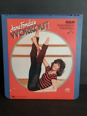 Jane Fonda's Workout (1982) Ced. SelectaVision. Used. Untested. See description - Image 1 of 4