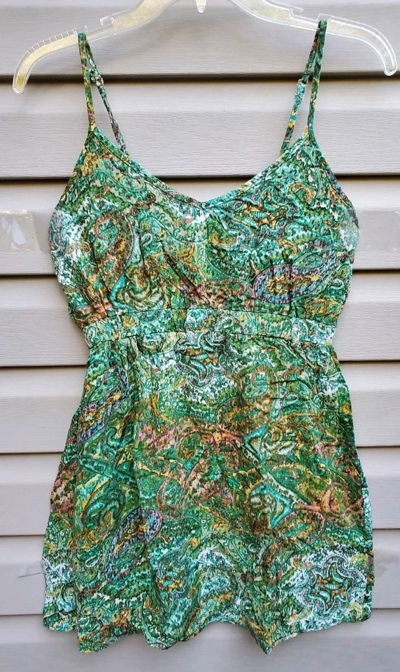 👗 Camiseta sin mangas vintage Y2K Babydoll blanca lirio cami S-M cintura imperio lechera ¡Linda! Foto 1 de 4