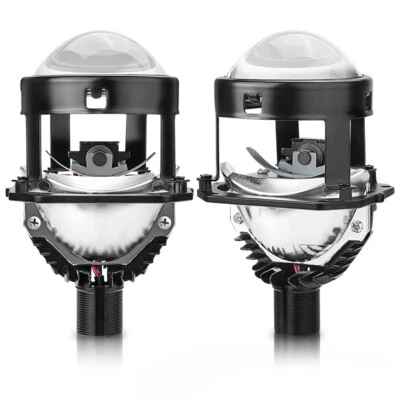 2X 2.5 inch Bi LED Headlight Projector Lens High Low Beam H4 H7 20000LM 3570CSP - Image 1 of 4