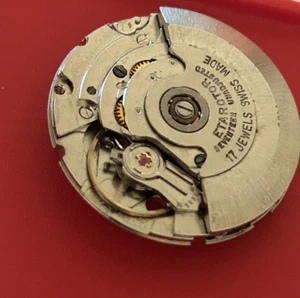 Vintage ETA 2834-2 Automatic Watch Movement 17 Jewels for Parts Working (R60) - Bild 1 von 5