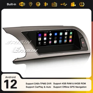 8,8" Android 14 Display Autoradio DAB+ CarPlay WiFi 8-Core 64GB Navi für Audi A5 - Bild 1 von 24