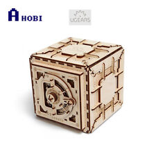 Made in Ukraine UGears Safe Mechanical And Puzzle Box WoodenModel Kit