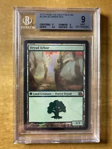 MTG✨DRYAD ARBOR FOIL✨From the Vault: Realms BGS 9 MINT Mythic Rare 2012 POP 3 ! - Picture 1 of 2