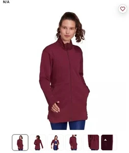 Adidas Women’s Crimson x Zoe Saldana Primegreen Yoga Track Jacket XL Athletic  - Picture 1 of 14