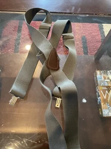 bretelle uomo grigie reggicalze in tela da un pollice e mezzo - Foto 1 di 6