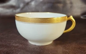(1) CH Field Haviland GOA Limoges France Tea Cup W/Gold Rim, EUC - Picture 1 of 8