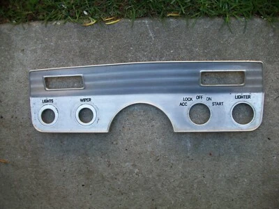 Buick 1961 1962 especial y Skylark bonito raro tablero calibre moldura de moldura de aluminio Foto 1 de 4