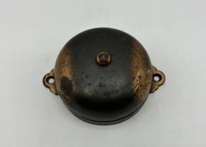 Antique Victorian Working Mechanical Turn n Twist Doorbell Bell Only Patent 1899 - Imagen 1 de 15