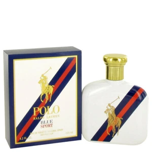Polo Blue Sport Men's Cologne By Ralph Lauren 4.2oz/125ml Eau De Toilette Spray - Picture 1 of 4
