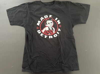 Camiseta negra mediana Made In Detroit “Big Boy” Foto 1 de 3