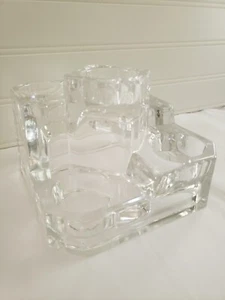 Partylite Crystal Castle 5-Tier Lead Crystal Tealight Candle Holder P7170 - Picture 1 of 8