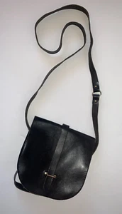 The Cambridge Satchel Company Saddle Leather Bag Small 7.5" Black - Picture 1 of 10