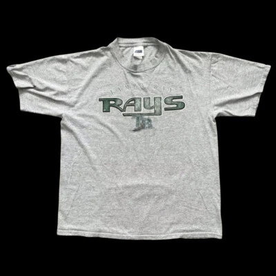 Camiseta De Colección Años 90 Y2K Tampa Bay Devil Rays Para Hombres XL Logo Temporada Inaugural RARA Foto 1 de 4