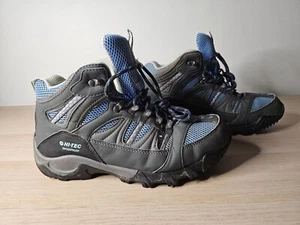 Hi-Tec Bryce II WP Womens Waterproof Hiking Boots Shoes Size: US 9 Grey & Blue - Picture 1 of 14